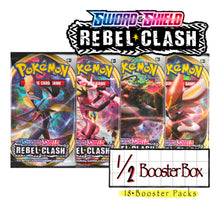 Load image into Gallery viewer, 1/2*Sword & Shield—Rebel Clash Booster Box (18 Packs)