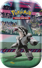 Load image into Gallery viewer, Galar Power Mini Tin Set of 5 - Rapidash &amp; Galarian Obstagoon &amp; Toxtricity &amp; Galarian Sirfetch&#39;d &amp; Dragapult
