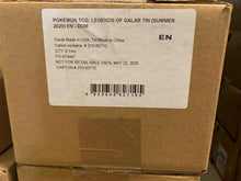 Load image into Gallery viewer, Legends Of Galar Tin Case (6 Tins)