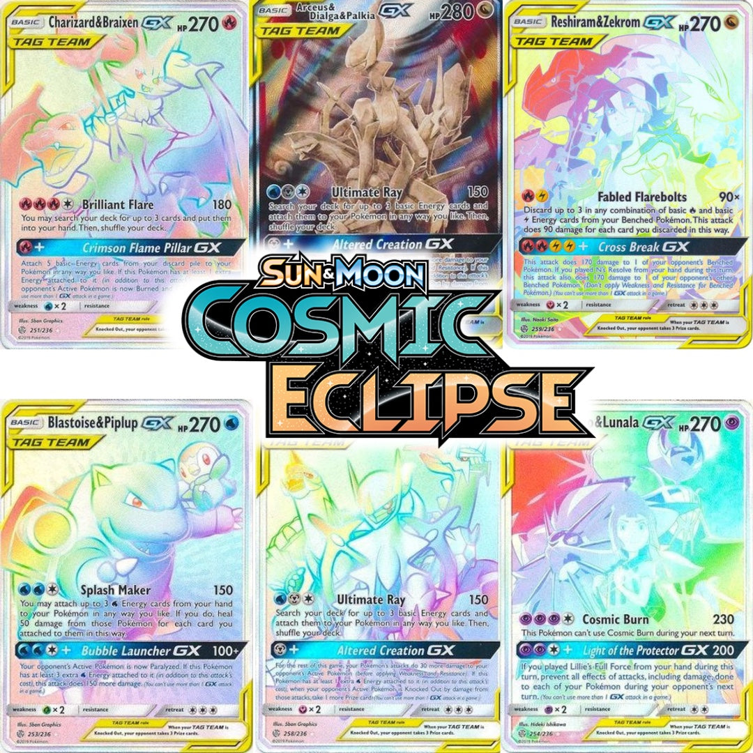 Pokemon Sun & Moon Eclipse Cosmic Booster Box Sealed Brazilian PORTUGUESE