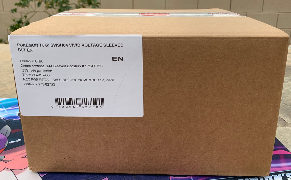 Vivid Voltage Sleeved Booster Packs Case | Factory Sealed
