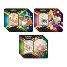 Load image into Gallery viewer, Shining Fates Tin (Eldegoss+Boltund+Cramorant)