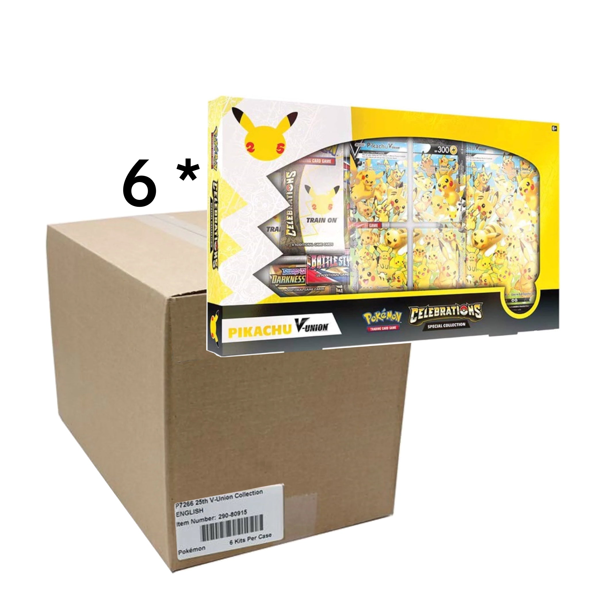 25th Anniversary Celebrations Pikachu V-Union Case(6 Boxes) GilbertGames 25th Anniversary Celebrations Pikachu V-Union Case(6 Boxes) GilbertGames