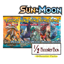 Load image into Gallery viewer, 1/2*Sun &amp; Moon Base Set Booster Box (18 Packs)

