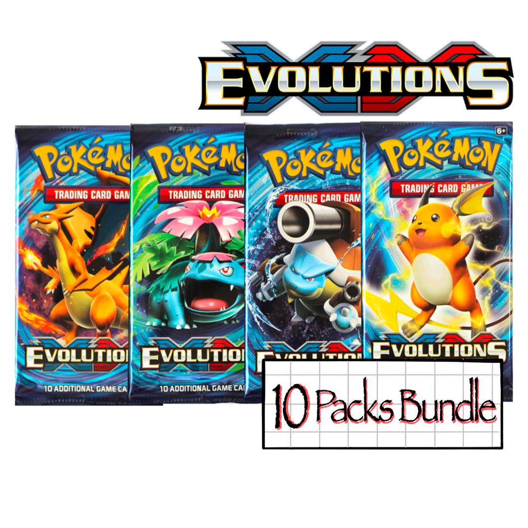 10* XY—Evolutions Booster Packs Bundle