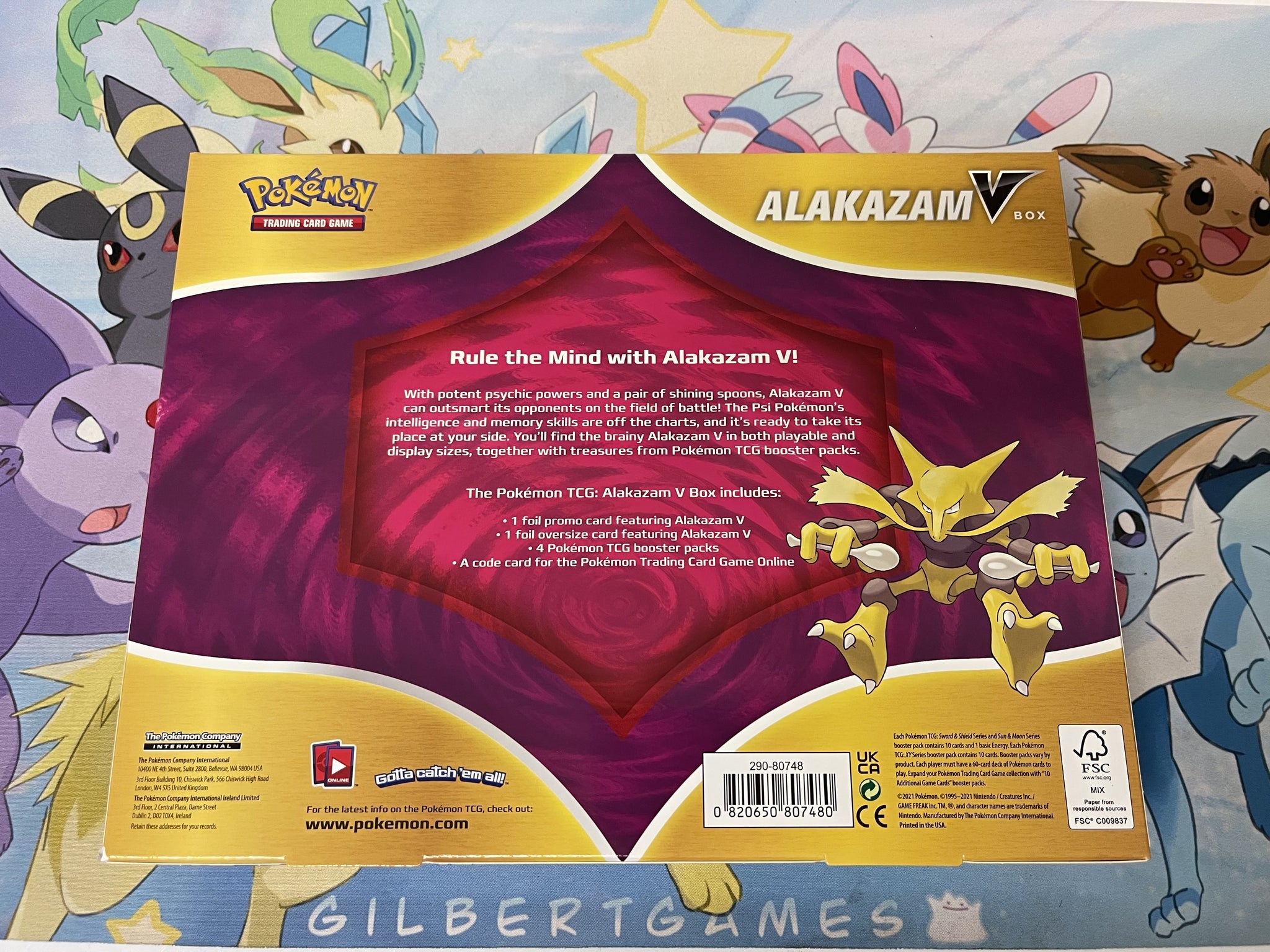 Amazon.com: Pokemon Alakazam V Box, Multicolor
