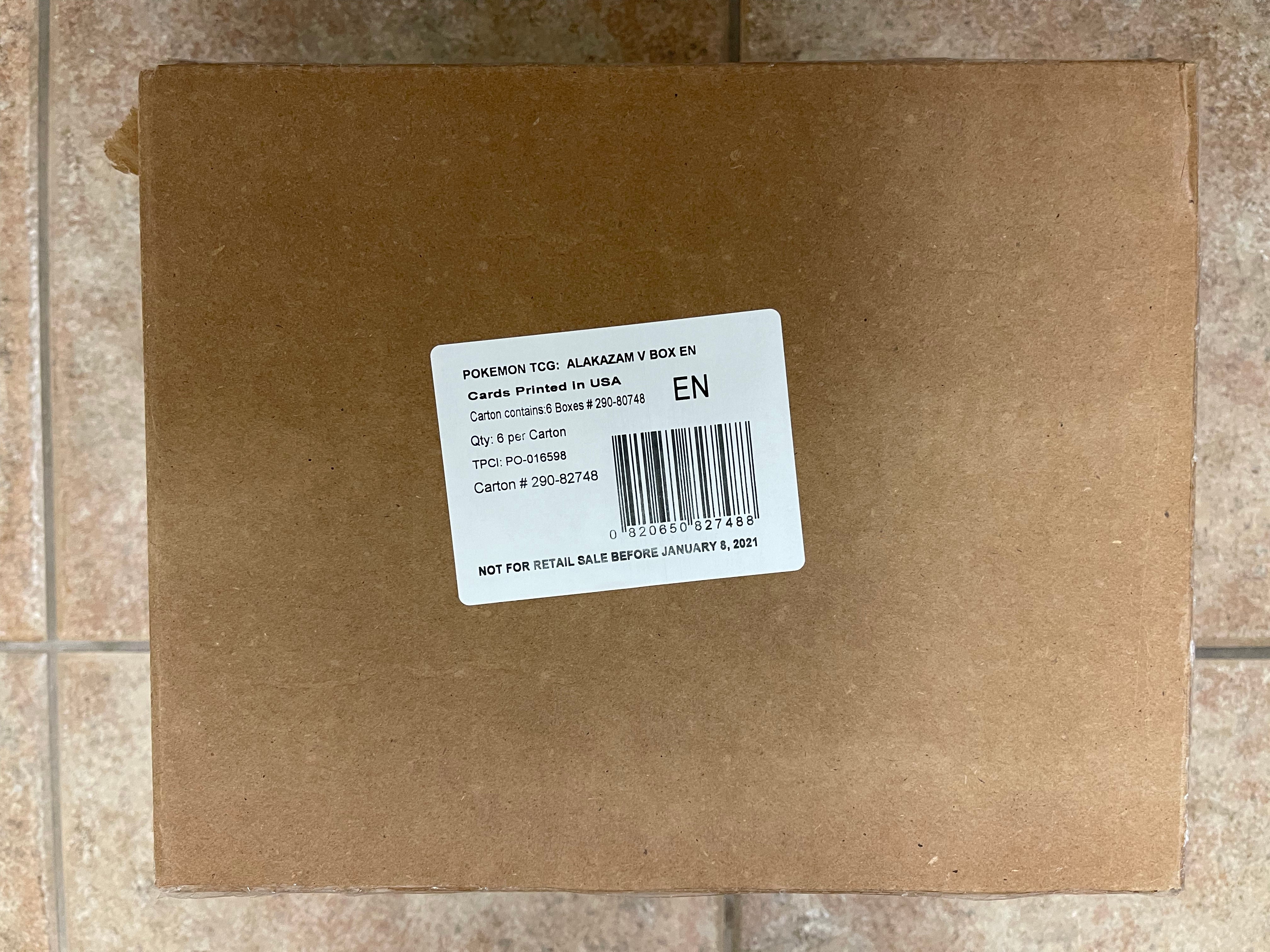 Alakazam V Box Case(6 Boxes) GilbertGames Alakazam V Box Case(6 Boxes) GilbertGames