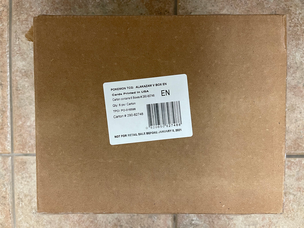 Alakazam V Box Case(6 Boxes)