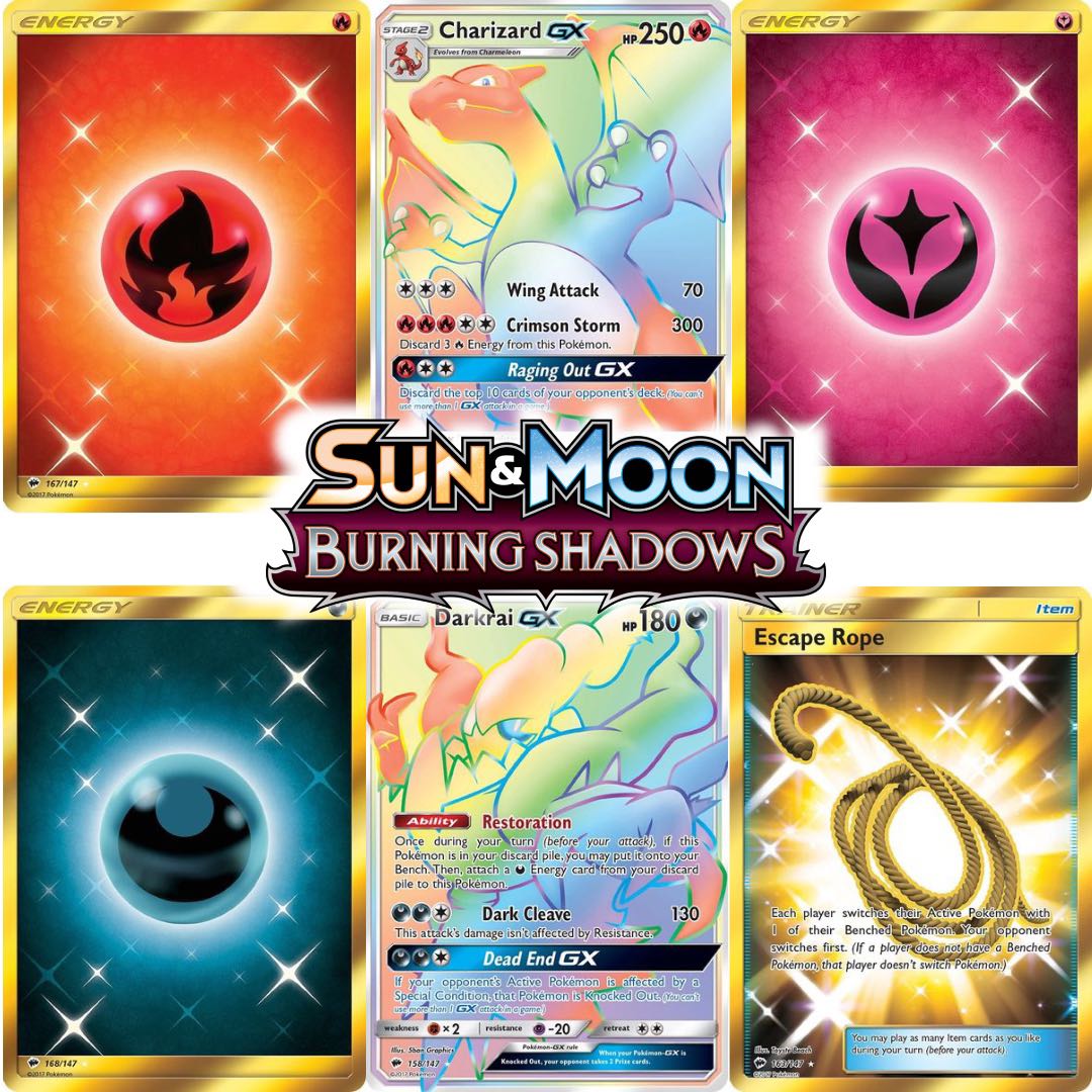 Pokemon Burning outlet Shadows Set Incomplete