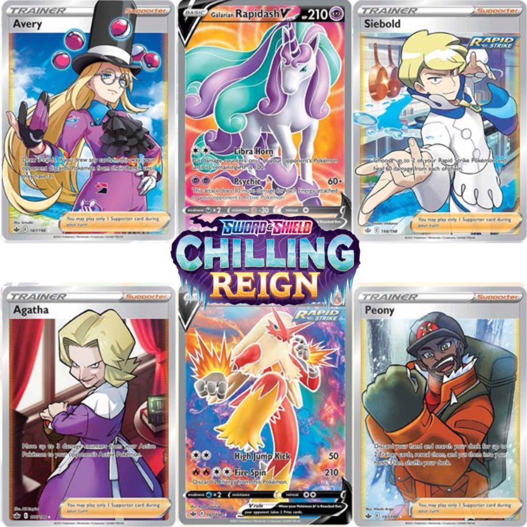 Sword & ShieldChilling Reign Booster Case (6 Boxes) GilbertGames Sword & ShieldChilling Reign Booster Case (6 Boxes) GilbertGames