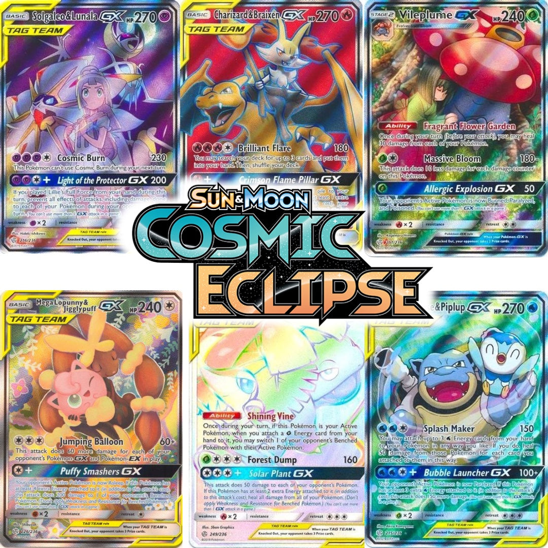 Pokemon Cosmic Eclipse 6x Booster orders Packs New Factory Sealed