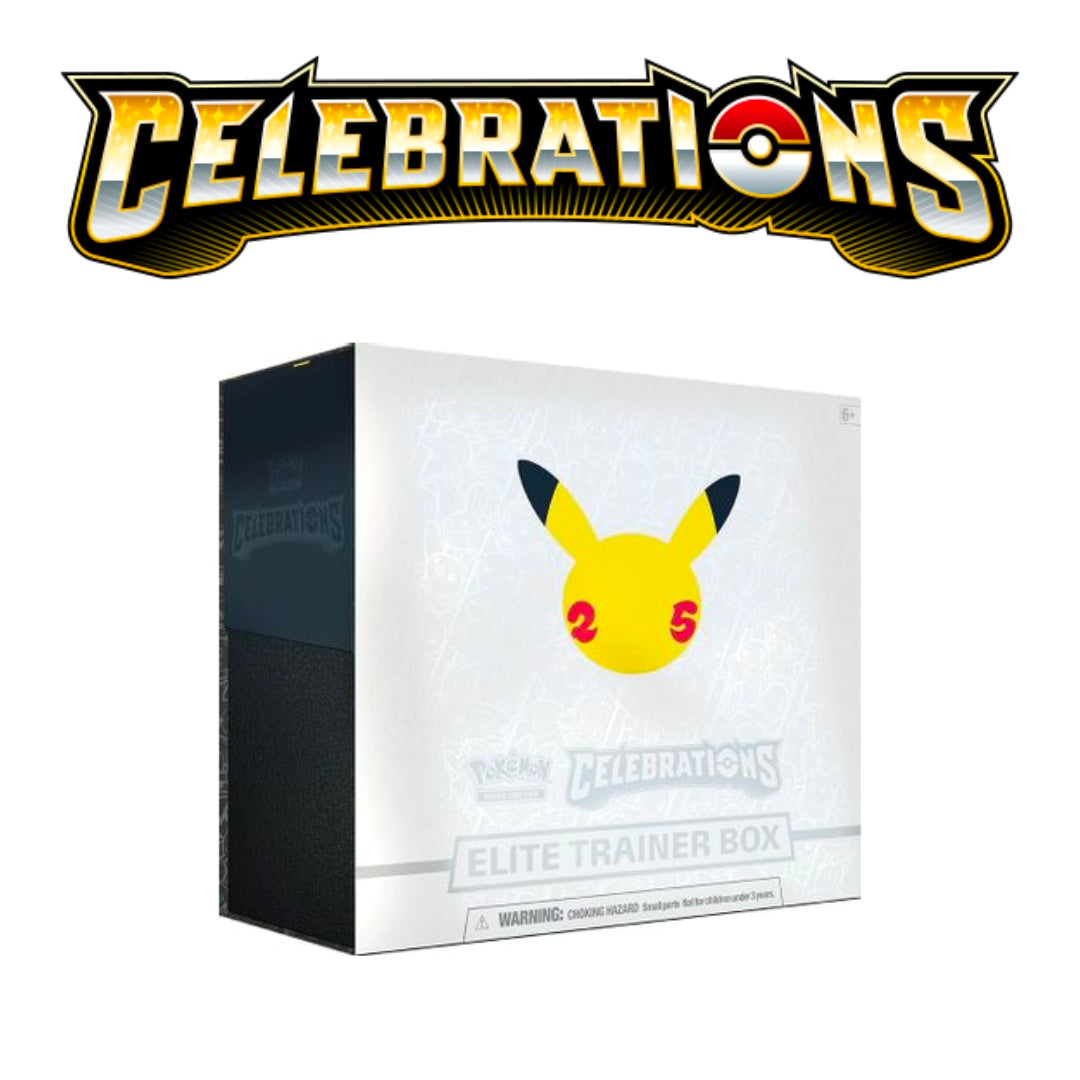 Pokemon 25th Anniversary Celebrations Elite Trainer Box Pokemon 25th Anniversary Celebrations Elite Trainer Box
