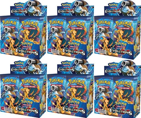 XYEvolutions Booster Case | 6x Evolutions Factory Sealed Booster Boxes | GilbertGames XYEvolutions Booster Case | 6x Evolutions Factory Sealed Booster Boxes | GilbertGames