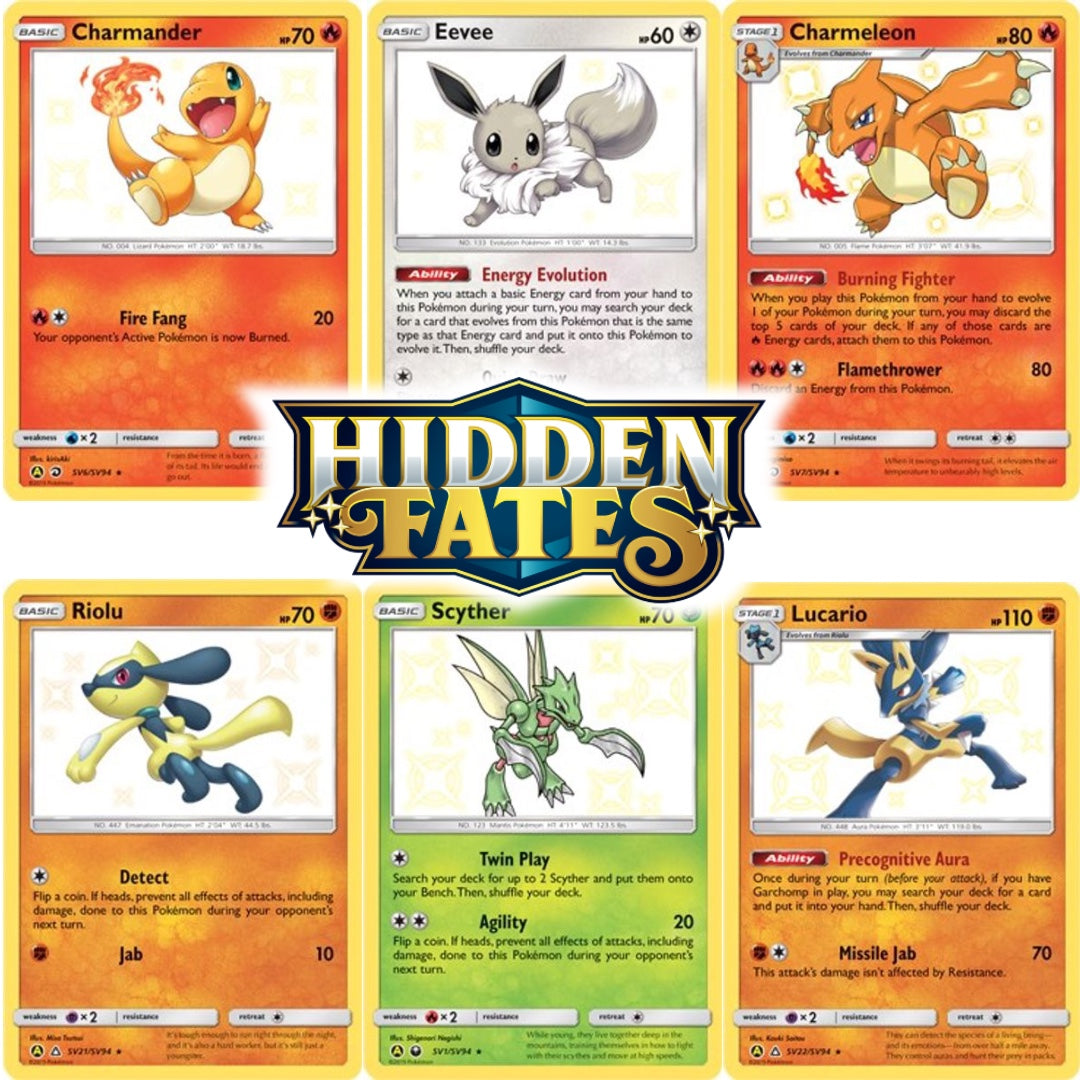 10* Hidden Fates Booster Packs Bundle GilbertGames 10* Hidden Fates Booster Packs Bundle GilbertGames