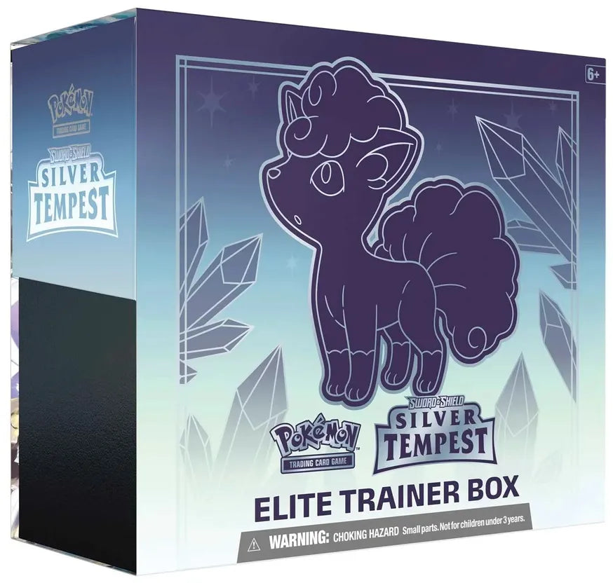 ポケモンカードゲーム　英語版　未開封BOX SILVER TEMPEST Sword & Shield—Silver Tempest Elite Trainer Box – GilbertGames