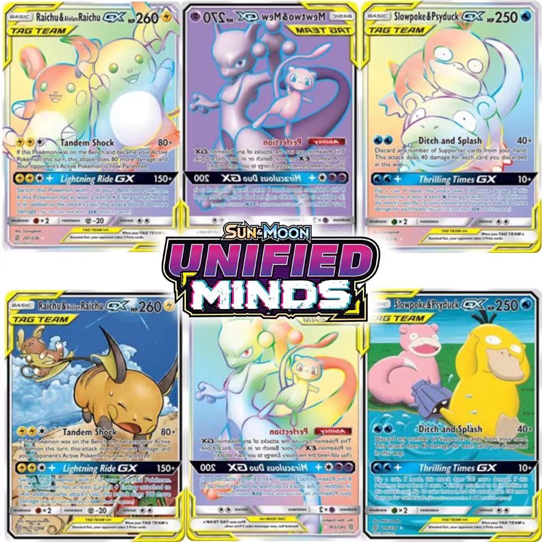 pokemon unified minds 3 card pack Sun & Moon—Unified Minds 3 Pack Hanger Box – GilbertGames