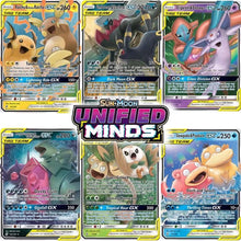 Load image into Gallery viewer, Sun &amp; Moon—Unified Minds Booster Box (36 Packs)
