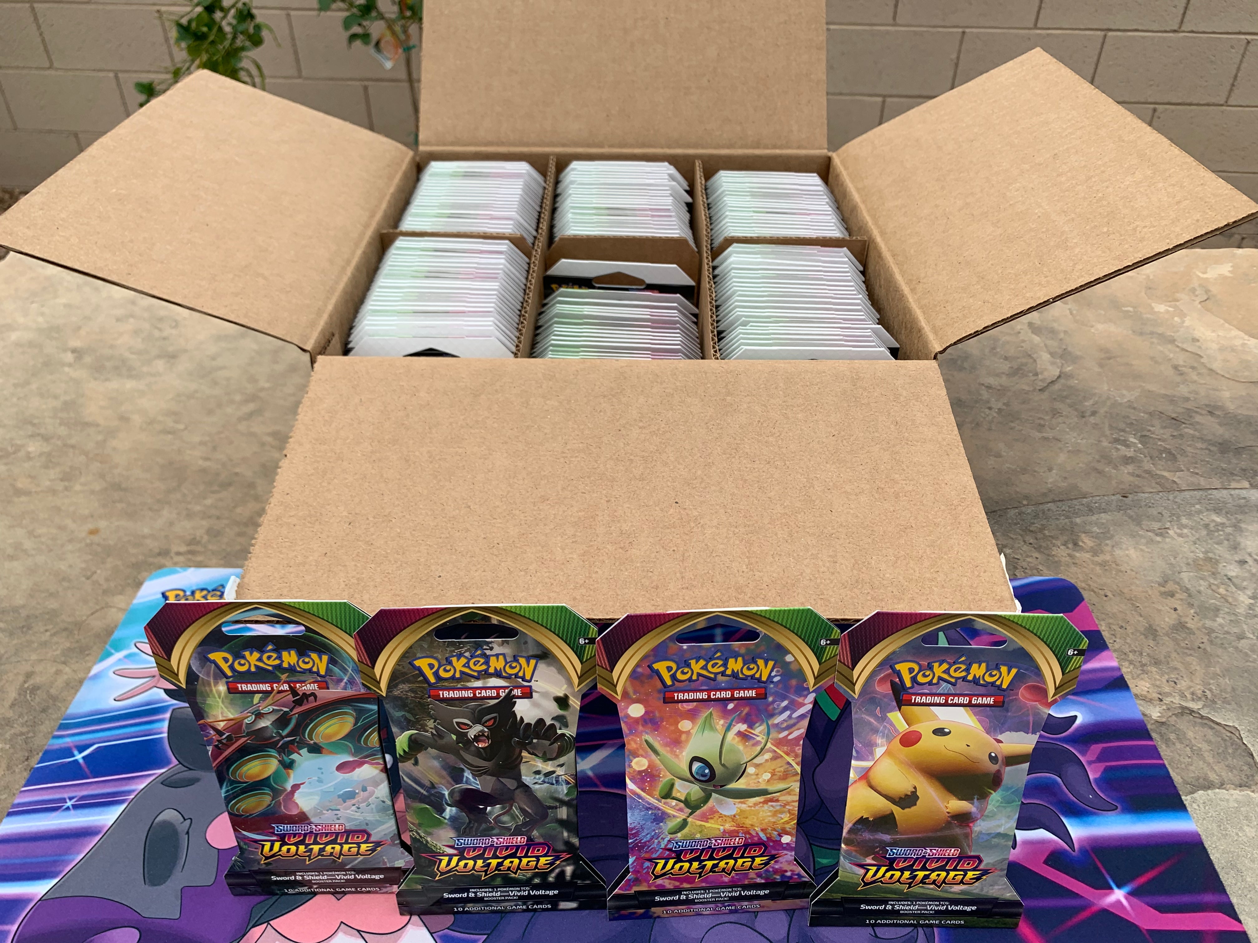 Vivid Voltage Sleeved Booster Packs Case | Factory Sealed