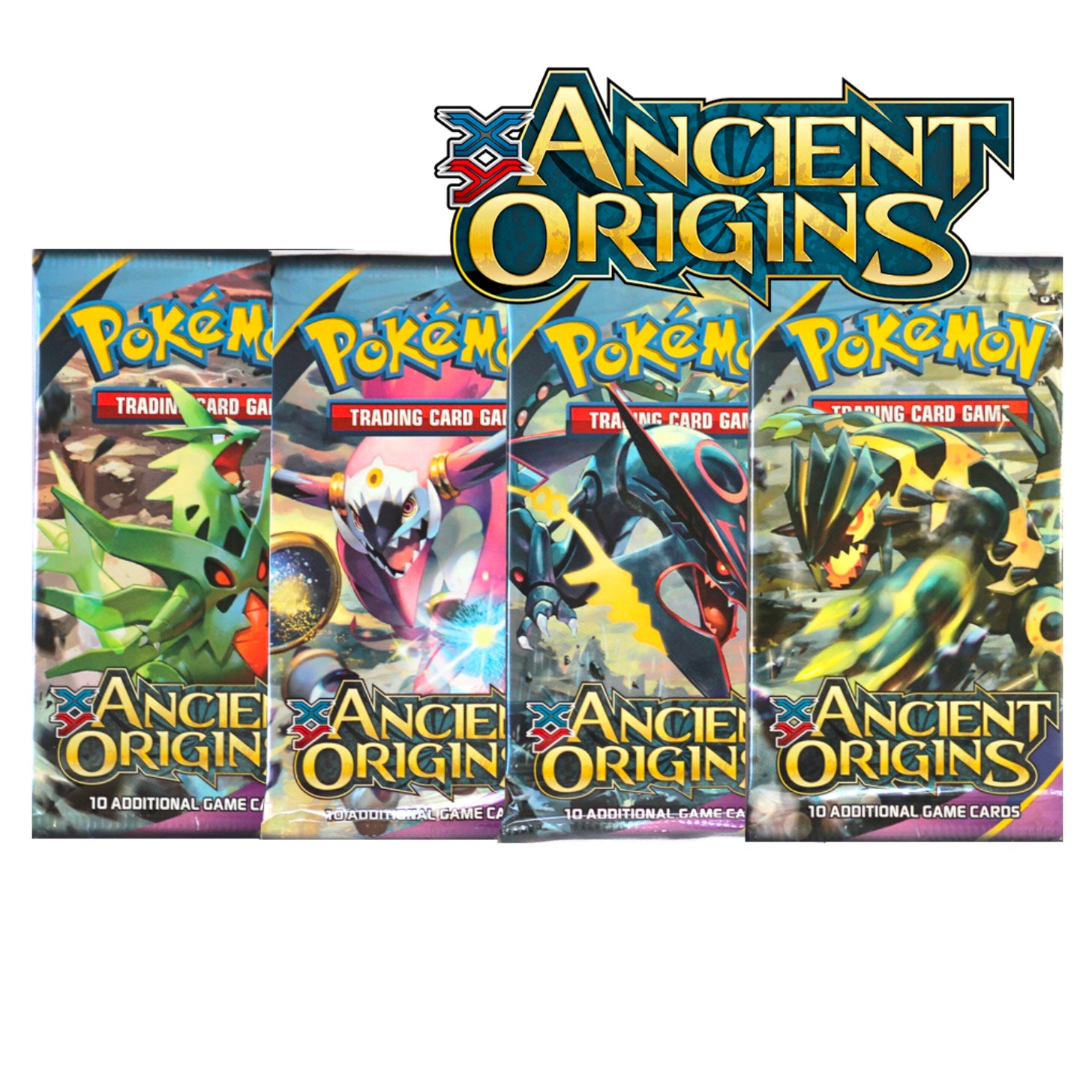 Pokemon Ancient Origins Shiny Mega Rayquaza Pin Pack 
