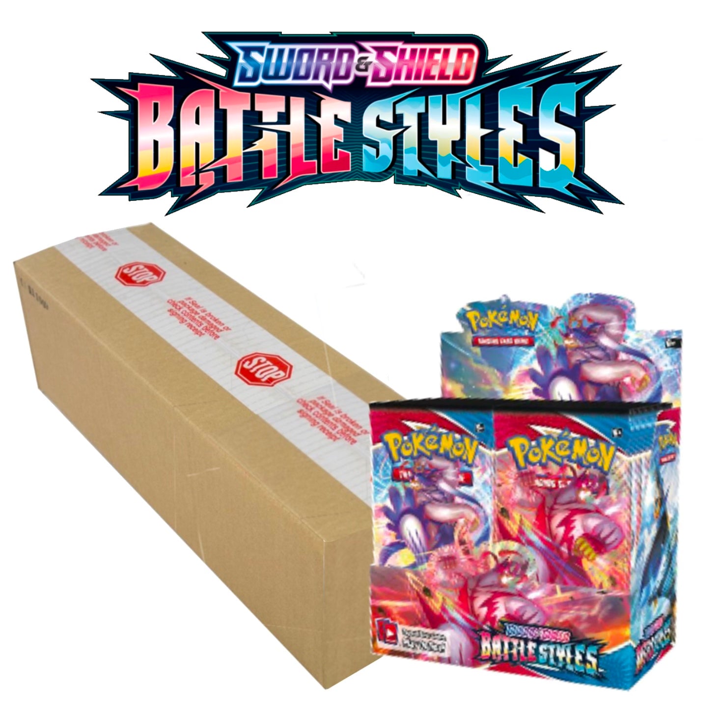 Sword & Shield—Battle Styles Booster Case(6 Boxes) – GilbertGames