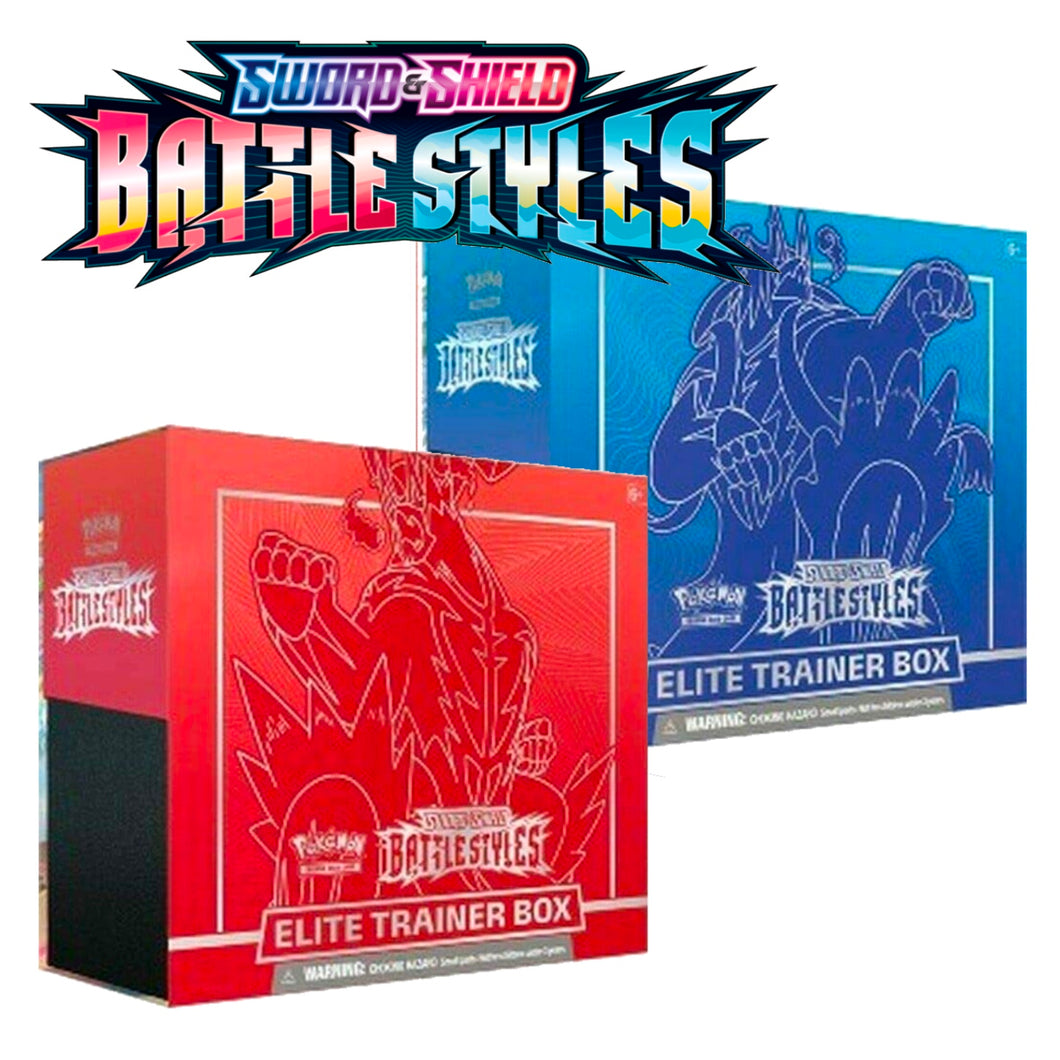 Sword & Shield—Battle Styles Elite Trainer Boxes (Rapid Strike+Single Strike)