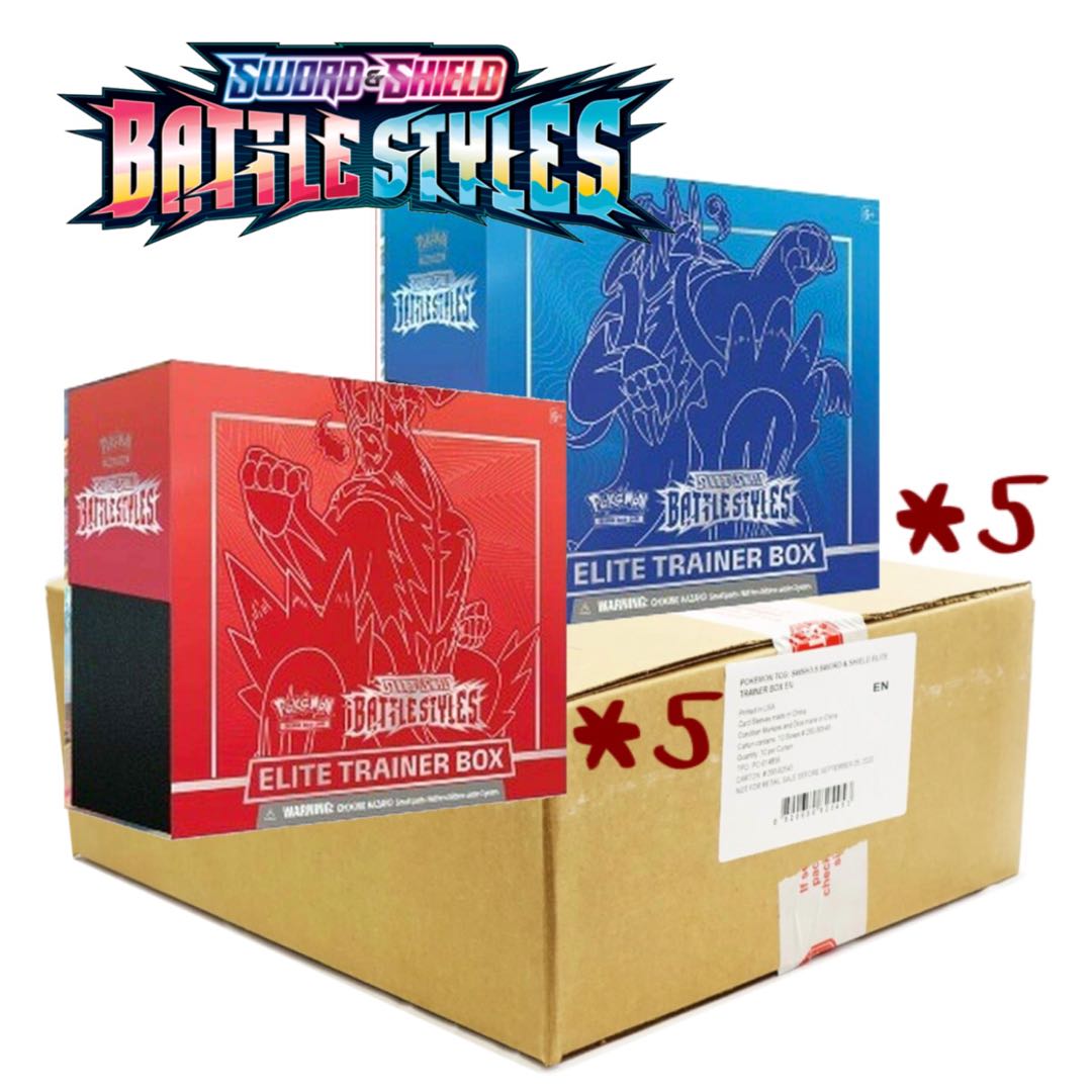 pokemon battle styles booster box case Sealed building tip sheet. Pokemon Official TCG: Sword &