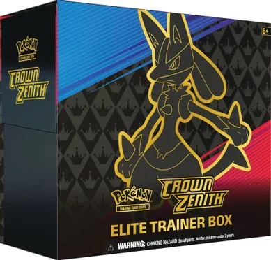 In Hand! Sword & Shield—Crown Zenith Elite Trainer Box