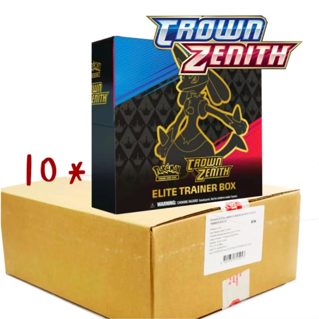 In Hand! Sword & ShieldCrown Zenith Elite Trainer Case(10 Boxes) In Hand! Sword & ShieldCrown Zenith Elite Trainer Case(10 Boxes)