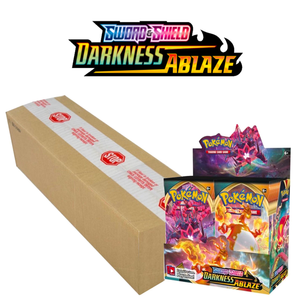 Pokemon Sword & Shield Darkness Ablaze Booster 6-Box Case Pokemon Sword & Shield Darkness Ablaze Booster 6-Box Case