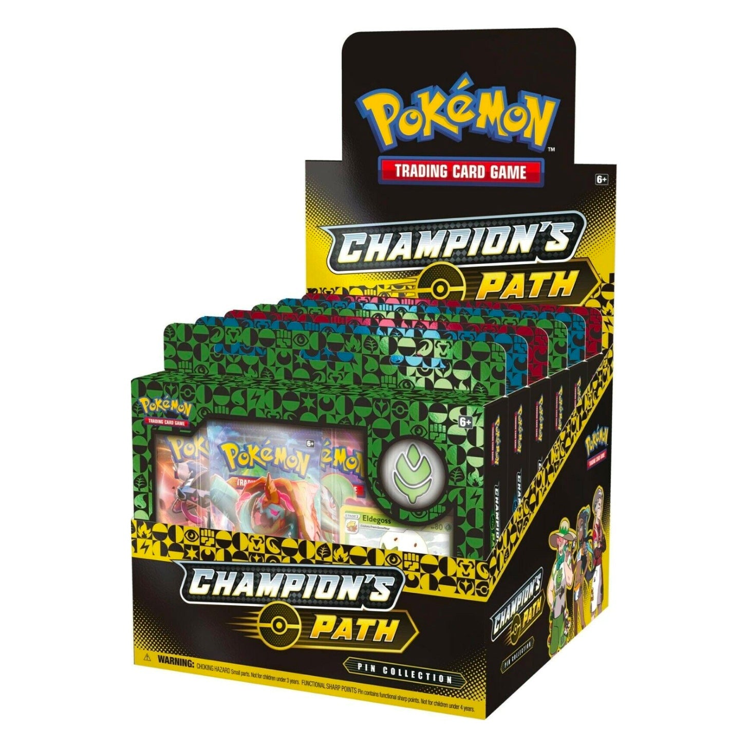 pokemon trading card game legends of johto pin box Pokémon TCG: Champion's Path Pin Collections: Turffield, Hulbury, and Motostoke Gyms | Factory Sealed