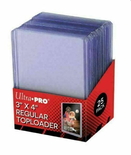 Baseball Card Sleeves 100 BCW Premium Toploaders - 4 Packs Of 25 Card Holders (3x4 Standard Size) Top Loader Baseball Card Sleeves 100 BCW Premium Toploaders - 4 Packs Of 25 Card Holders (3x4 Standard Size) Top Loader