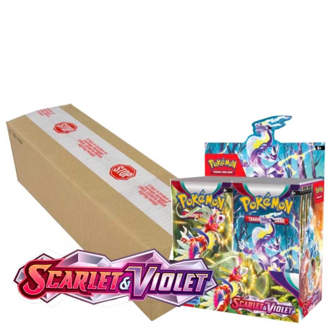 Scarlet & Violet-Scarlet & Violet Base Set Booster Case(6 Boxes)