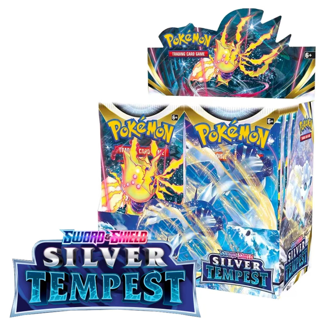 Sword & ShieldSilver Tempest Booster Box(36 Packs) GilbertGames Sword & ShieldSilver Tempest Booster Box(36 Packs) GilbertGames