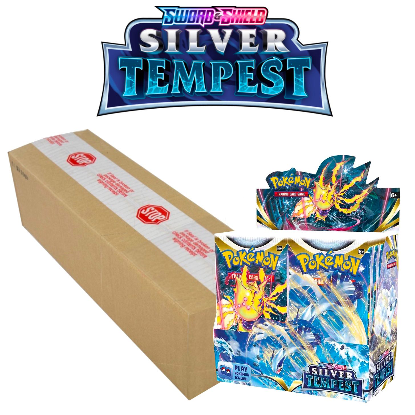 Silver Tempest shops Booster Box New Factory Sealed Pokemon TCG!