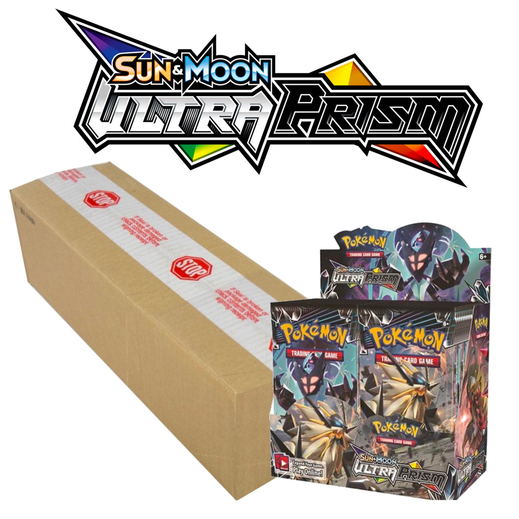 Sun & Moon Ultra Prism Booster Case (6 Booster Boxes) GilbertGames Sun & Moon Ultra Prism Booster Case (6 Booster Boxes) GilbertGames