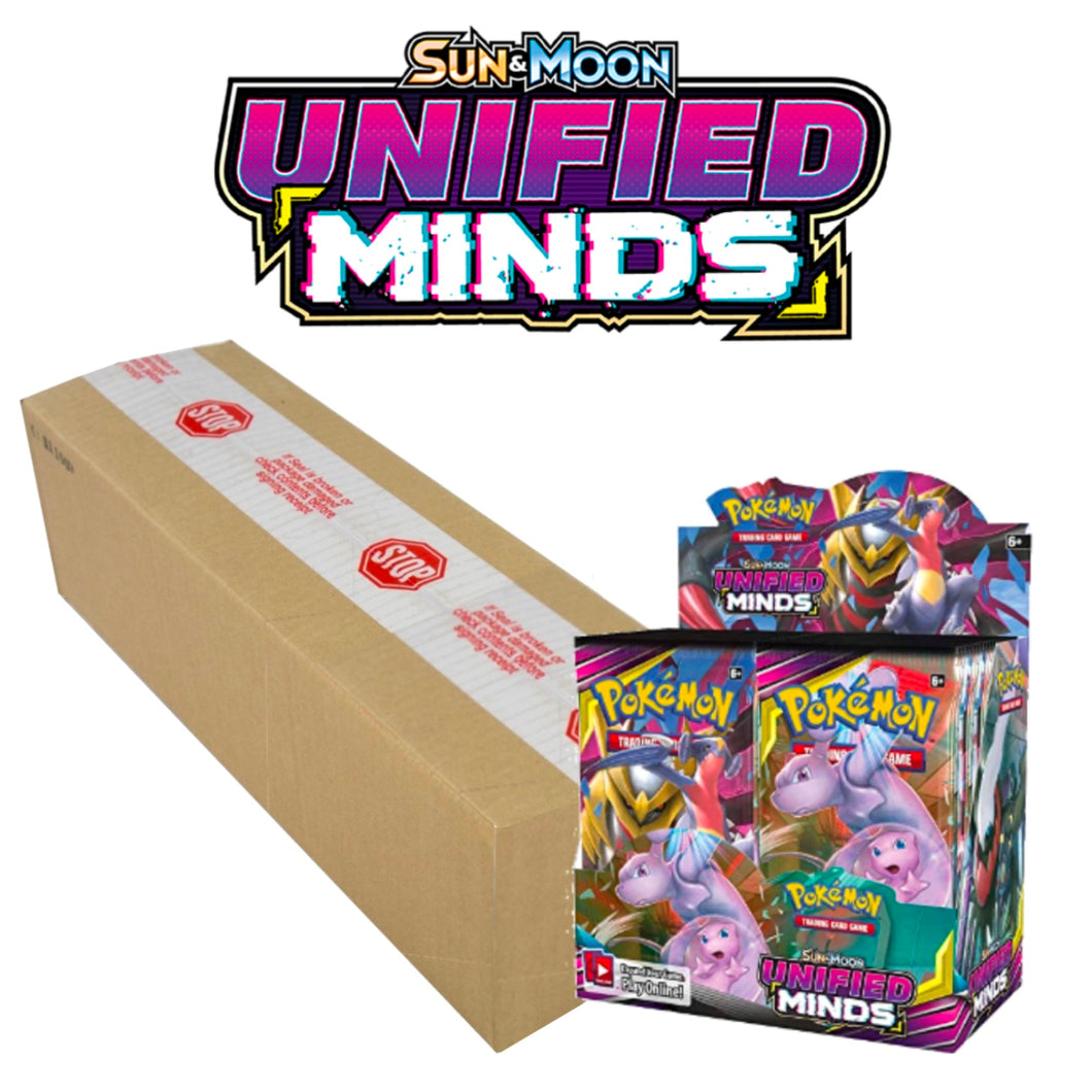 Sun & MoonUnified Minds Booster Case (6 Boxes) GilbertGames Sun & MoonUnified Minds Booster Case (6 Boxes) GilbertGames