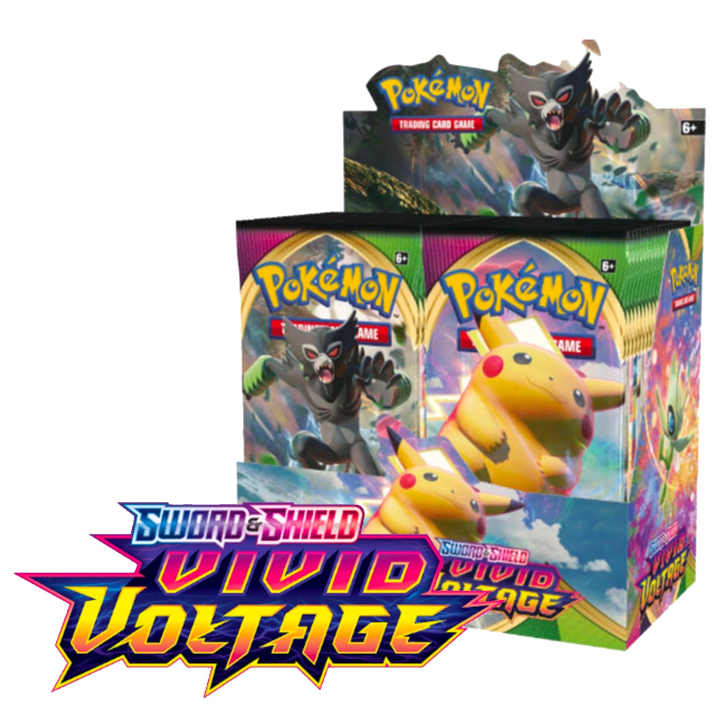 【新品未開封/箱破損‼️】海外ポケモンカード　英語版　Vivid Voltage Sword & Shield—Vivid Voltage Booster Box | GilbertGames