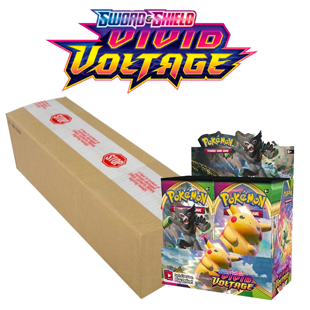 Sword & ShieldVivid Voltage Booster Case(6 Boxes) GilbertGames Sword & ShieldVivid Voltage Booster Case(6 Boxes) GilbertGames